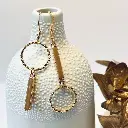 Boucles d’oreilles asymétriques Léonie