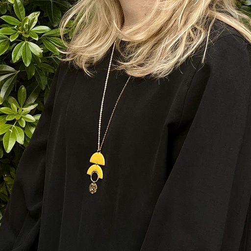 Collier Cassiopée Jaune
